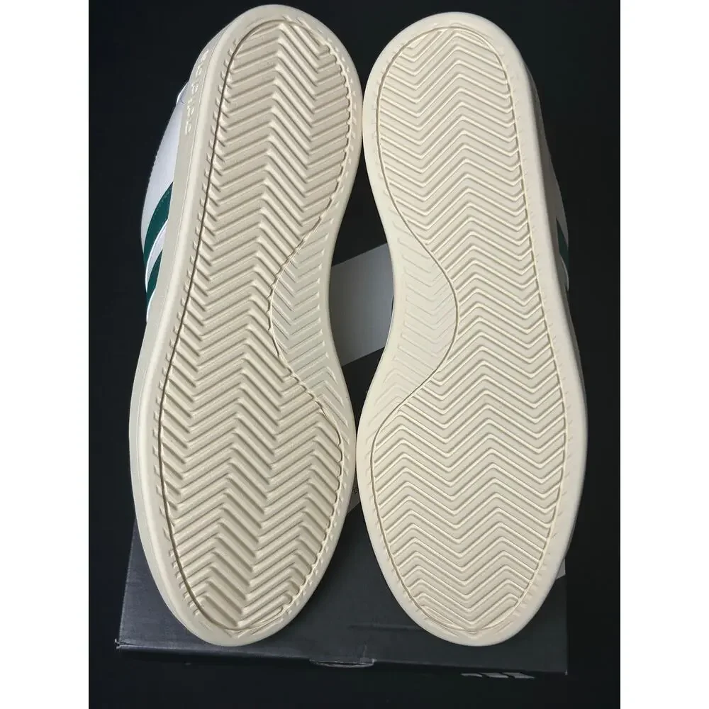 adidas Grand Court 2.0 Off White Green / $70 Retail! / Size 10.5 / Brand New!!